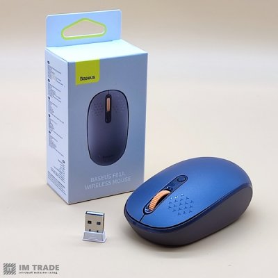 Мишка Baseus F01A Wireless Mouse Frosted Gray