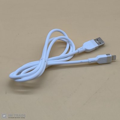 кабель Iphone 5G 1м HOCO X109 Energy silicone білий