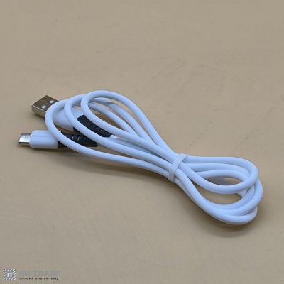 Кабель USB / micro USB 1м Hoco X82 silicone білий