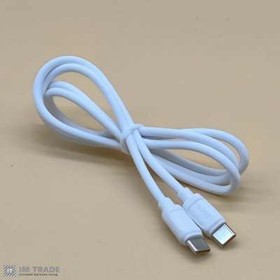 кабель Type-C to Type-C HOCO X115  240W 1м білий