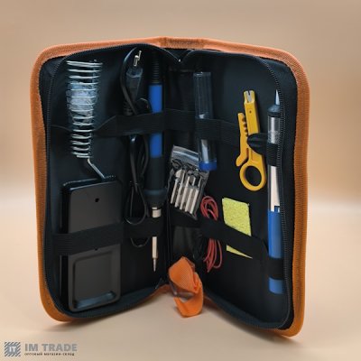 Паяльник Jiang 806 з набором для пайки