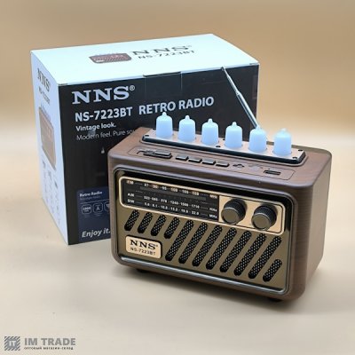 Портативна колонка  NNS NS-7223BT Bluetooth, USB, SD 