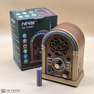 Портативна колонка  NNS NS-7230BT Bluetooth, USB, SD 