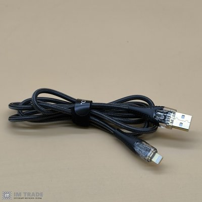 кабель Iphone 5G 1м Hoco U121 чорний