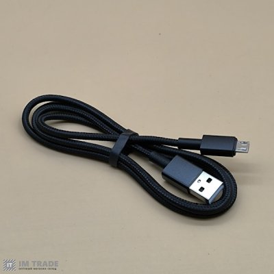 Кабель USB / micro USB 1м Hoco X119 чорний