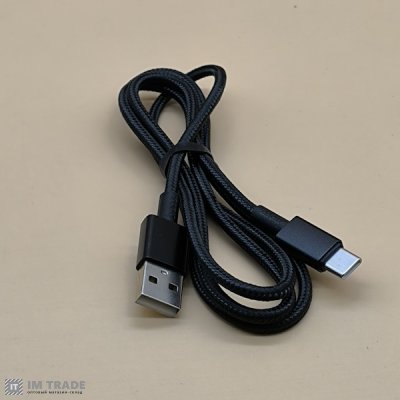 Кабель USB / TYPE-C  1м Hoco X119 чорний