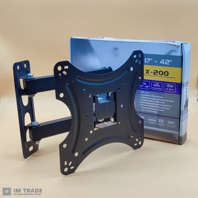 кронштейн для тел. с повор, 17"- 42"нагрузкой 22кг X-200