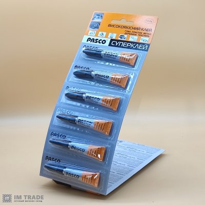 Супер клей PACKO 3гр  (12 шт/уп)
