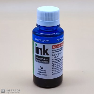 Чернила CW Canon CL-38/511/CL-8521 100 ml    Cyan