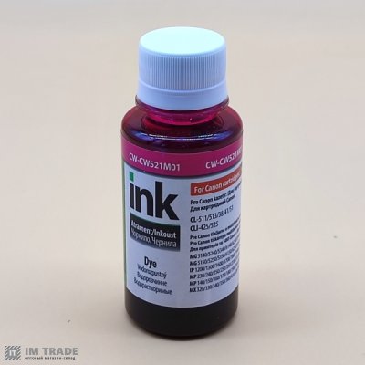 Чернила CW Canon CL-38/511/CL-8521 100 ml    Magenta
