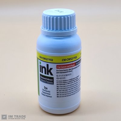 Чернила CW Canon CL-38/511/CL-8521 200 ml    Yellow