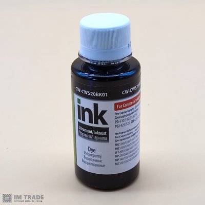 Чернила CW Canon PG-37/40/50/510/512, PGI-5/520 100мл Black