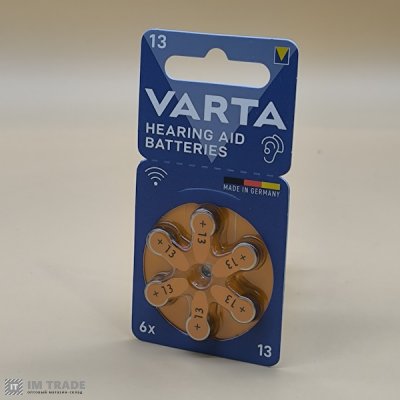 bat воздушно цинковая Varta Zinc Air 13  ціна за шт.замовлення кратно 6