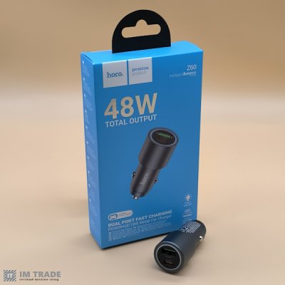 АЗУ авто Hoco Z60 Bloom 48W /PD30W+QC3.0 