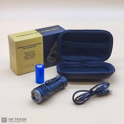 Ліхтар акум F40-4XPG   +TypeC,магніт,16340  6реж
