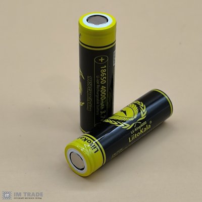 Акумулятор 18650 LiitoKala 4000mAh 3,7V (KING4000-B) промисловий