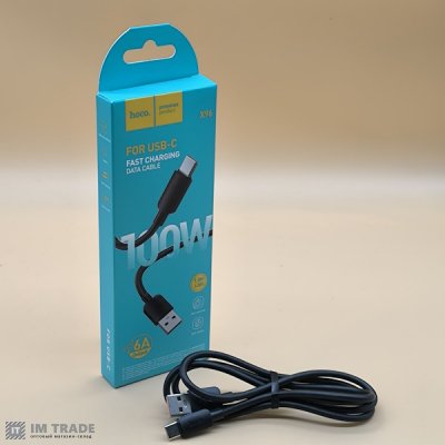 Кабель USB / TYPE-C  1м Hoco X96 100W Hyper charging data cable 6A /1м