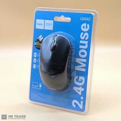 Мишка HOCO GM42 Platino 2.4G wireless
