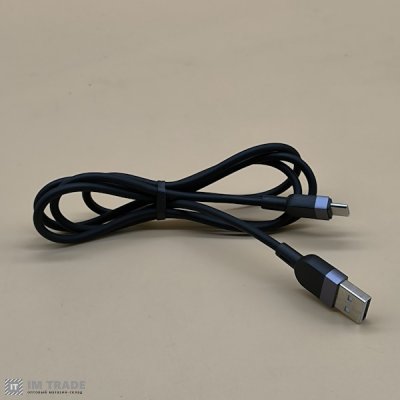 Кабель USB / TYPE-C  1м Hoco X109 Energy silicone чорний