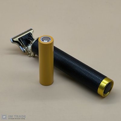 Триммер акумуляторний для стрижки з 4-а насадками, VINTAGE T9 + АКБ18650