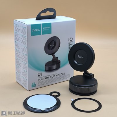 Тримач для телефона HOCO H86 Dragon manual suction cup magnetic 