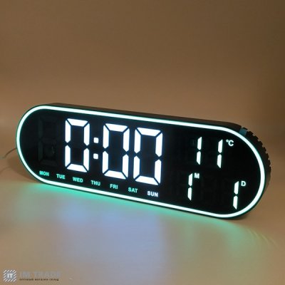 Годинник настільний від мережі та від батарейок GH8021