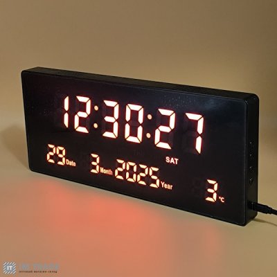 Годинник настільний від мережі та від батарейок JH3615N
