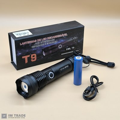 Ліхтар акум BL-X71А-HP50 zoom +Type-C, 18650 (3хААА) 5режимів