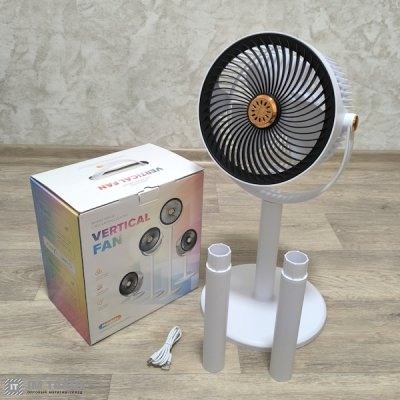 Вентилятор настільний та підлоговий з ніжкою, 5-ма швидкостями VERTICAL FAN S34