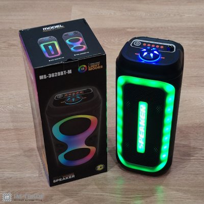 Портативна колонка  с USB+SD+Blutooth MS-3627BT