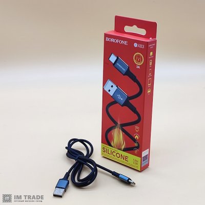 Кабель USB / TYPE-C  1м BOROFONE BX83 Famous silicone