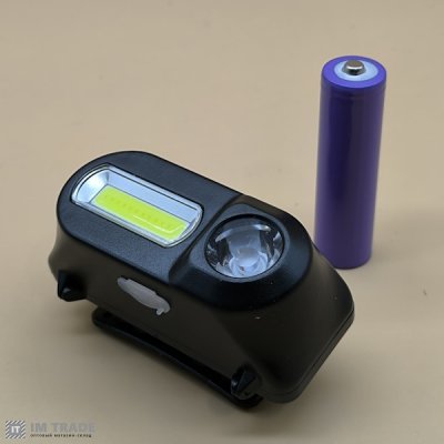 Ліхтар налоб вбуд.акум пласт KX-1804 XPE+COB +TypeC,18650 7реж