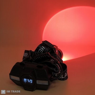 Ліхтар налоб акум BL-T163-3 (SMD+PM10біл+черв+жовт) zoom +LCD,P.B.,TypeC,2х18650 8+3р