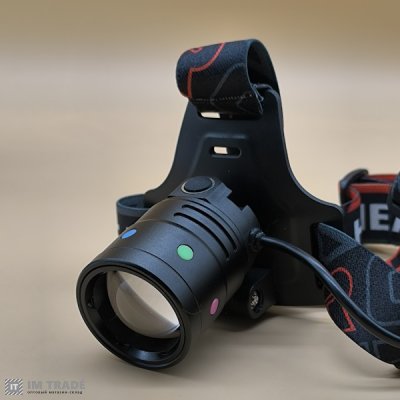 Ліхтар налоб акум BL-T210-TG (PM10-TG) zoom TypeC, 2х18650 2реж