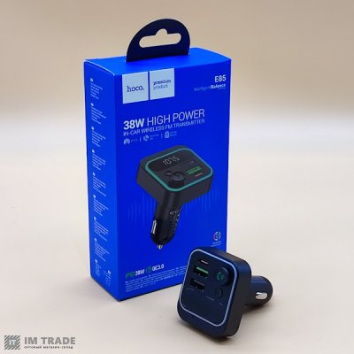 FModulator Hoco E85 + bluetooth PD20W+QC3.0
