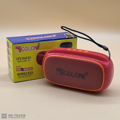 Портативна колонка  Golon RX-9001S Bluetooth, USB, SD, сонячною панеллю  