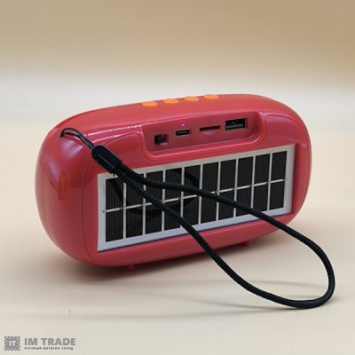 Портативна колонка  Golon RX-9001S Bluetooth, USB, SD, сонячною панеллю  