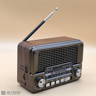 Портативна колонка  Golon RX-7070 BT Bluetooth, USB, SD,сонячна панель