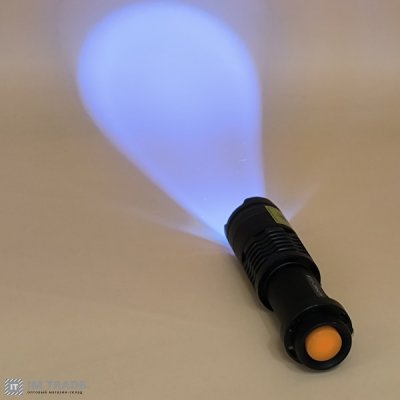 Ліхтар акум K11-395UV (XPE ультрафіолет) zoom +1хAА/(акб14500) 1режим 