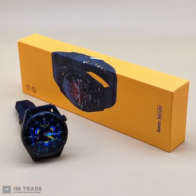 Годинник Smart Watch Hoco Y9 black (гарант. 6 місяців)