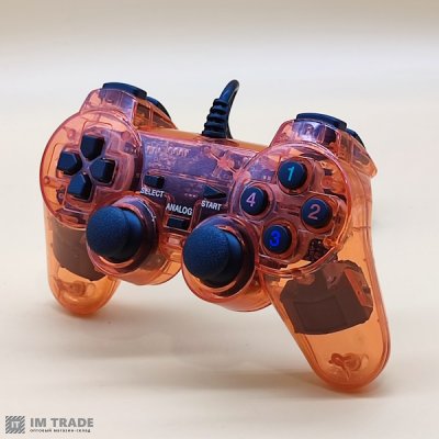 Ігровий контролер SZ-702 Crystal Red  провідний для ПК