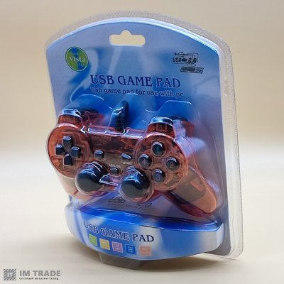 Ігровий контролер SZ-702 Crystal Red  провідний для ПК