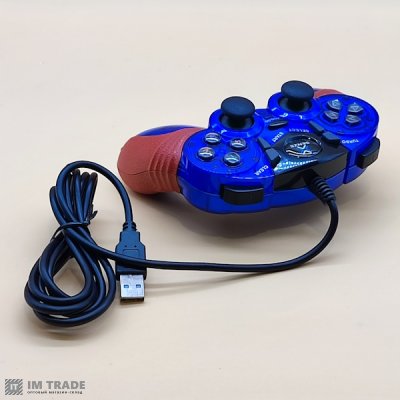 Ігровий контролер SZ-713 Blue проводной для ПК