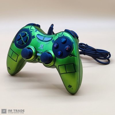 Ігровий контролер SZ-714 Green проводной для ПК