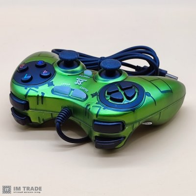 Ігровий контролер SZ-714 Green проводной для ПК