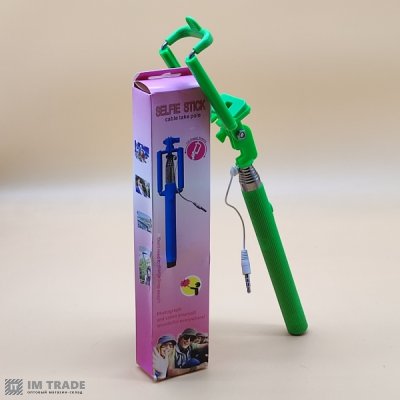Селфи палка  для телеф 6S 7секций Jack 3,5mm