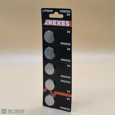 CR Arexes 2032  (уп 5 шт) ціна за шт.