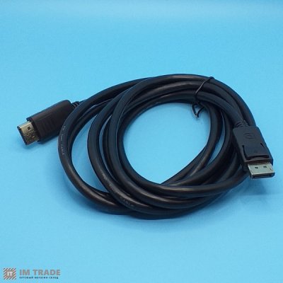 Кабель DisplayPort (M) - DisplayPort (M), Cablexpert, V1.2, 60 Гц  3,0 м.,чорний