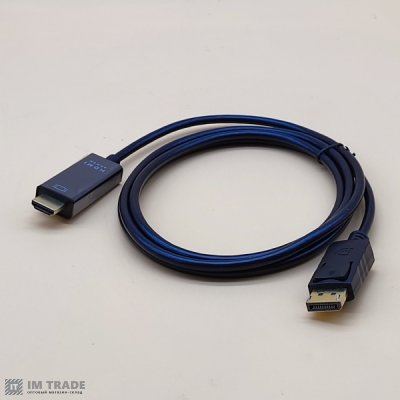 Кабель DisplayPort-HDMI  1.м Cablexpert
