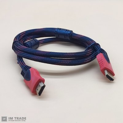 кабель HDMI to HDMI 1,5 m тканинне обплетення